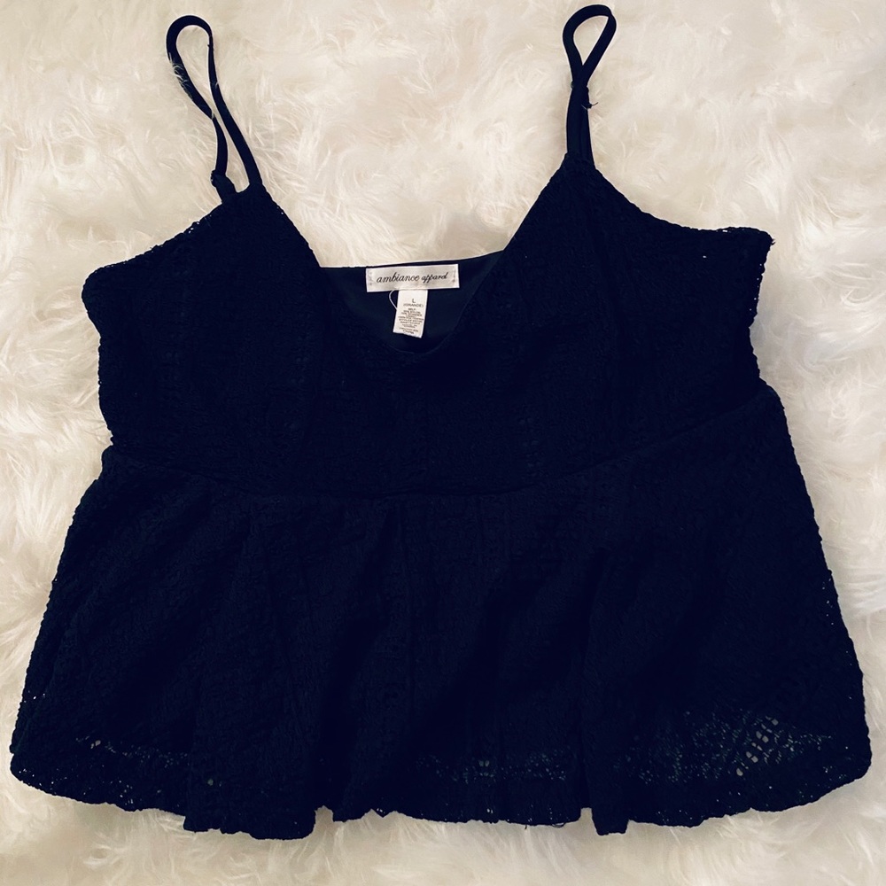 peplum tank top